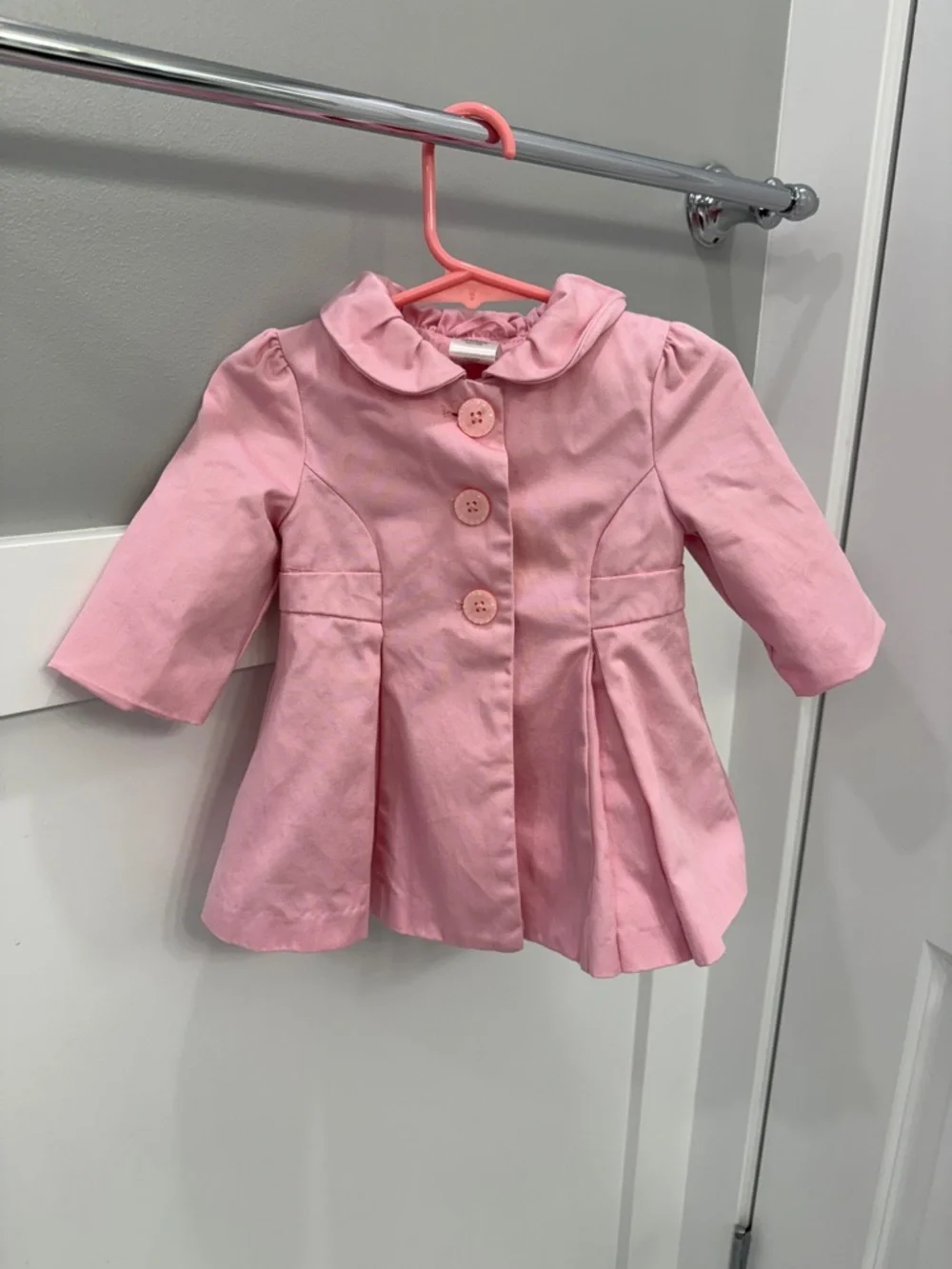 Gymboree Pink Peter Pan Collar Pea Coat